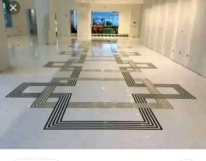 Geometric Terrazzo Inlay